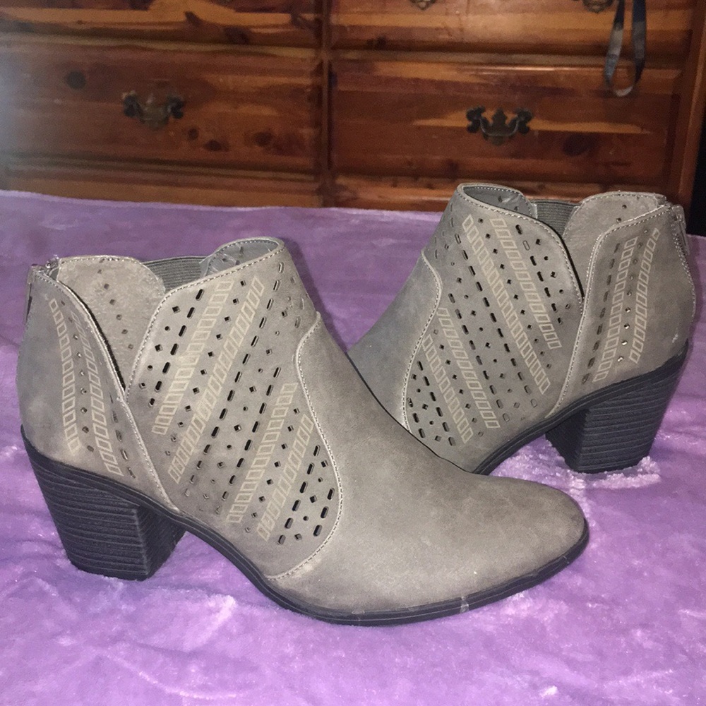 Grey booties